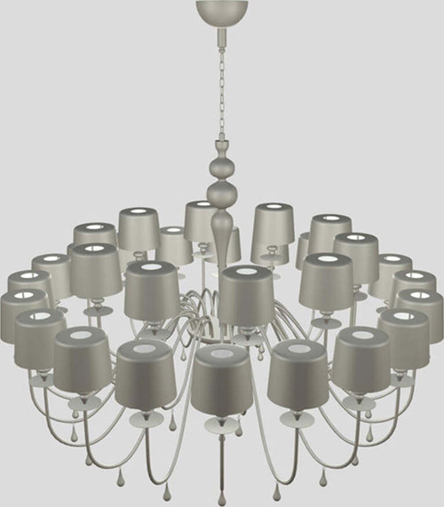 Lampadario-Contemporaneo-Eva-In-Plastica-Cemento-Alluminio-30-Luci