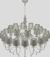 Lampadario-Contemporaneo-Eva-In-Plastica-Grigio-Scuro-Alluminio-30-Luci