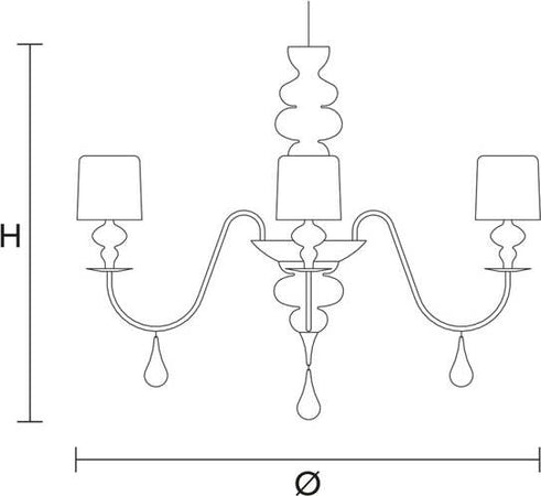 Lampadario-Contemporaneo-Eva-In-Plastica-Rosso-Alluminio-10-Luci