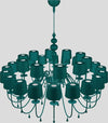 Lampadario-Contemporaneo-Eva-In-Plastica-Verde-Alluminio-10-Luci