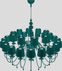 Lampadario-Contemporaneo-Eva-In-Plastica-Verde-Alluminio-10-Luci