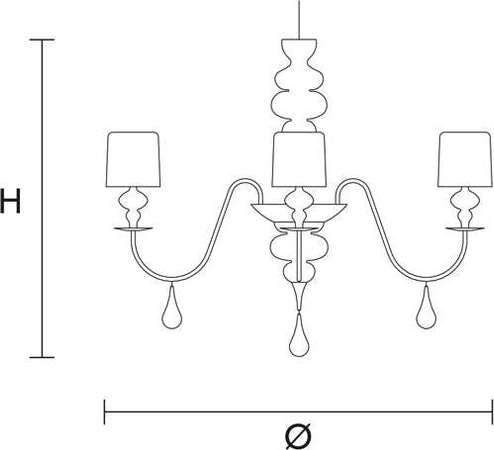 Lampadario-Contemporaneo-Eva-In-Plastica-Verde-Alluminio-8-Luci