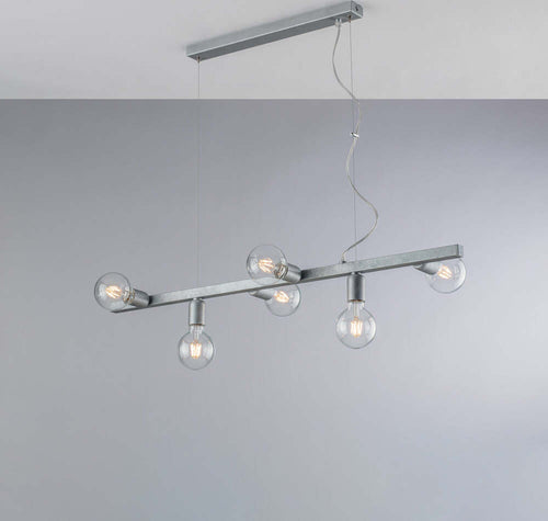 Lampadario-Contemporaneo-Fabian-Argento-6-Luci-E27
