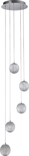 Lampadario-Contemporaneo-Fascino-Acciaio-Cromo-Policarbonato-Led-28W-3000K