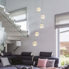 Lampadario-Contemporaneo-Fascino-Acciaio-Cromo-Policarbonato-Led-28W-3000K