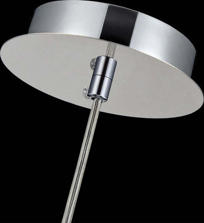 Lampadario-Contemporaneo-Fermi-Metallo-Nichel-1-Luce-Diffusori-Vetro-Trasparente