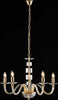 Lampadario-Contemporaneo-Franz-Cristallo-Oro-5-Luci-E14