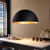 Lampadario-Contemporaneo-Gaetano-1-Luce-Acciaio-Nero-E-Oro