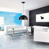 Lampadario-Contemporaneo-Gaetano-1-Luce-Acciaio-Nero-E-Rame