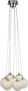 Lampadario-Contemporaneo-Grappolo-Acciaio-Cromo-Vetro-Bianco-Led-2,5W-3000K