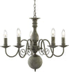 Lampadario-Contemporaneo-Greythorne-Acciaio-Grigio-5-Luci-E14