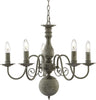 Lampadario-Contemporaneo-Greythorne-Acciaio-Grigio-5-Luci-E14