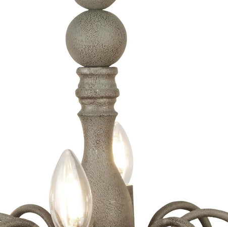 Lampadario-Contemporaneo-Greythorne-Acciaio-Grigio-8-Luci-E14