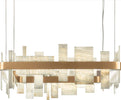 Lampadario-Contemporaneo-Honicè-Metallo-Oro-E-Onice-Led-28,1W