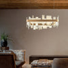 Lampadario-Contemporaneo-Honicè-Metallo-Oro-E-Onice-Led-28,1W