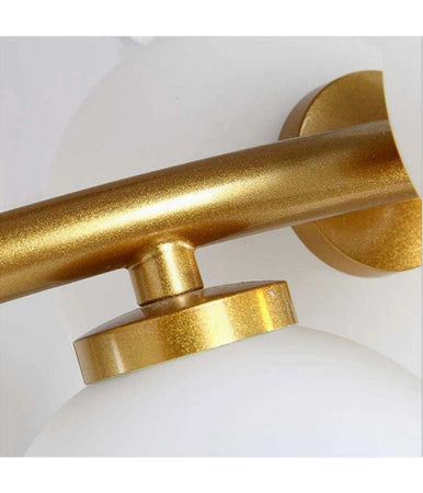 Lampadario Contemporaneo In Metallo Bronzo A Sospensione 25 Sfere Vetro G9 B87