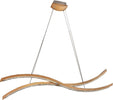 Lampadario-Contemporaneo-Libe-Metallo/Legno-Rovere-E-Cristallo-Led-63W