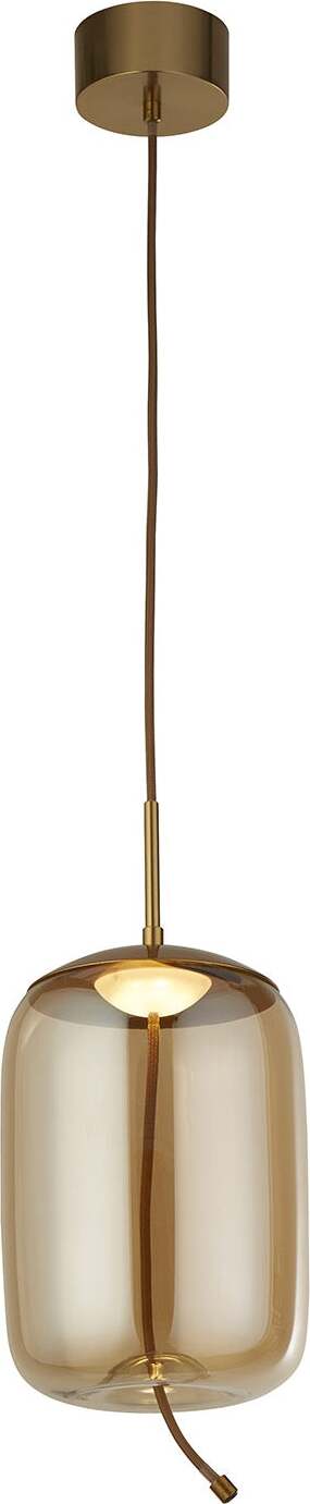 Lampadario-Contemporaneo-Lisbona-Acciaio-Ottone-Vetro-Argento-Led-6W-2700K