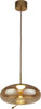 Lampadario-Contemporaneo-Lisbona-Acciaio-Ottone-Vetro-Led-6W-2700K