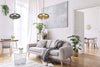 Lampadario-Contemporaneo-Lisbona-Acciaio-Ottone-Vetro-Led-6W-2700K