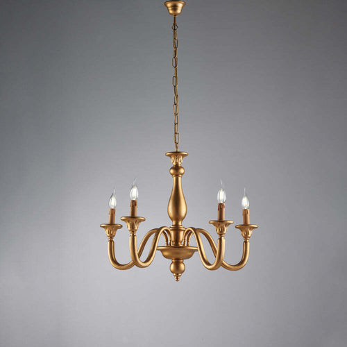 Lampadario-Contemporaneo-Lucca-Oro-5-Luci-E14