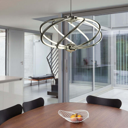 Lampadario-Contemporaneo-Magia-Acciaio-Cromo-Policarbonato-Led-42,95W-3000K