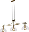 Lampadario-Contemporaneo-Margherita-Acciaio-Ottone-Vetro-3-Luci-E27