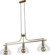 Lampadario-Contemporaneo-Margherita-Acciaio-Ottone-Vetro-3-Luci-E27