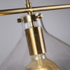 Lampadario-Contemporaneo-Margherita-Acciaio-Ottone-Vetro-3-Luci-E27