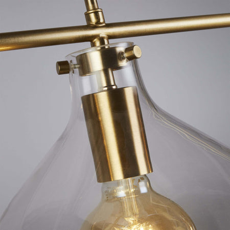 Lampadario-Contemporaneo-Margherita-Acciaio-Ottone-Vetro-3-Luci-E27