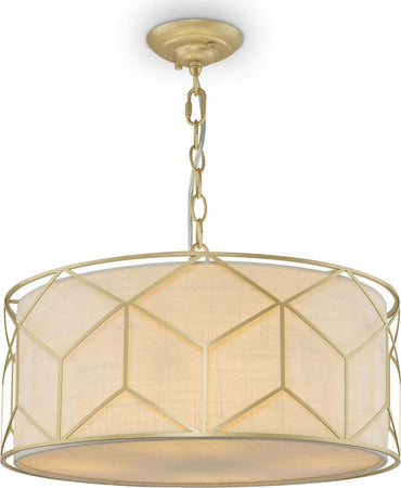 Lampadario-Contemporaneo-Messina-Metallo-Oro-1-Luce-Diffusore-Lino-Su-Pvc