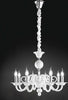 Lampadario-Contemporaneo-Metallo-Bougie-Bianco-6-Luci-E14-Piccolo