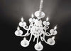 Lampadario-Contemporaneo-Metallo-Bougie-Bianco-6-Luci-E14-Piccolo