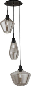 Lampadario-Contemporaneo-Mia-Acciaio-Nero-Vetro-Fumè-3-Luci-E27