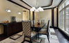 Lampadario-Contemporaneo-Milanese-Acciaio-Argento-Vetro-5-Luci-E14