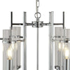 Lampadario-Contemporaneo-Milo-Acciaio-Cromo-Vetro-6-Luci-E14