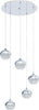 Lampadario-Contemporaneo-Mioglia-1-5-Luci-Acciaio-Cromo