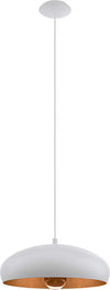 Lampadario-Contemporaneo-Mogano-1-Luce-Acciaio-Bianco-E-Rame