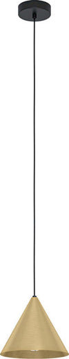 Lampadario-Contemporaneo-Narices-1-Luce-Acciaio-Nero-e-Ottone