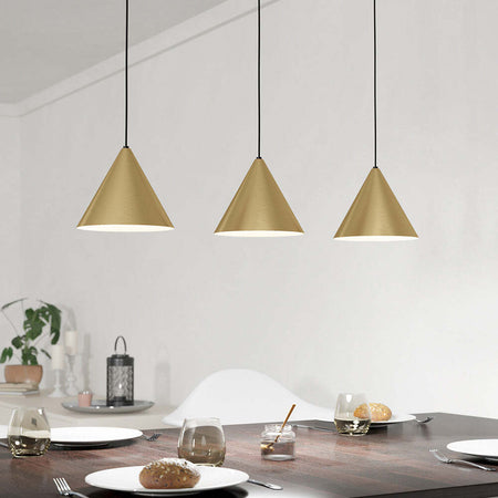 Lampadario-Contemporaneo-Narices-3-Luci-Acciaio-Nero