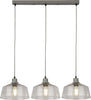 Lampadario-Contemporaneo-Odéon-Acciaio-Grigio-Trasparente-3-Luci-E27
