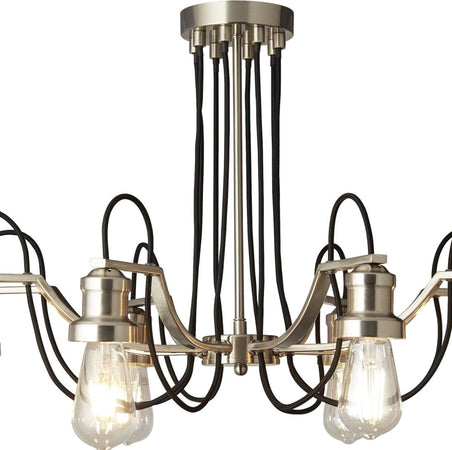 Lampadario-Contemporaneo-Olivia-Acciaio-Argento-8-Luci-E27