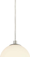 Lampadario-Contemporaneo-Palla-Neve-Acciaio-Cromo-Vetro-Bianco-Led-18,97W-3000K