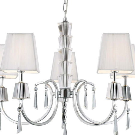 Lampadario-Contemporaneo-Portico-Acciaio-Cromo-Vetro-5-Luci-G9