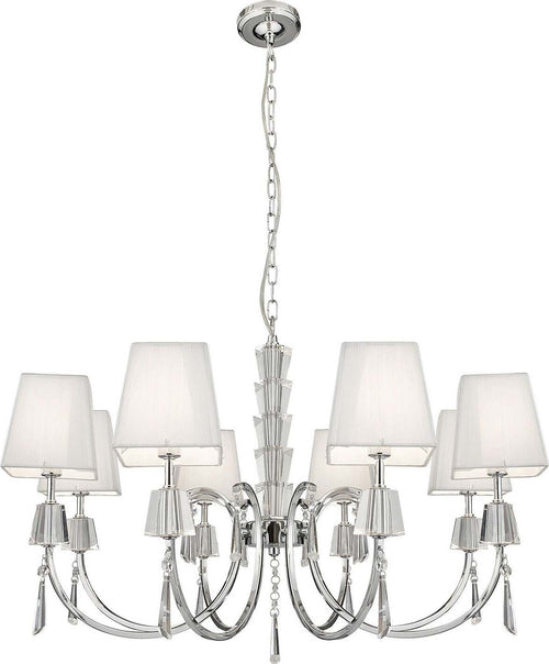 Lampadario-Contemporaneo-Portico-Acciaio-Cromo-Vetro-8-Luci-G9