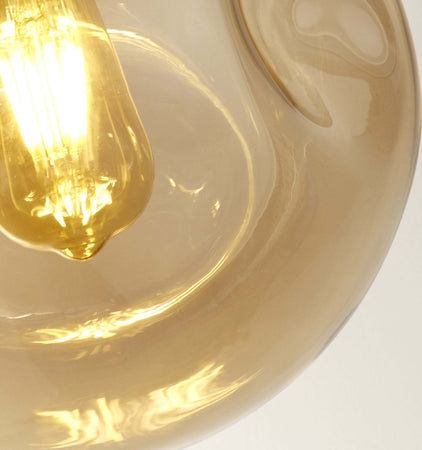 Lampadario-Contemporaneo-Punch-Acciaio-Nero-Vetro-3-Luci-E27