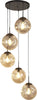 Lampadario-Contemporaneo-Punch-Acciaio-Nero-Vetro-5-Luci-E27