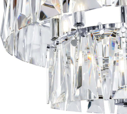 Lampadario-Contemporaneo-Puntes-Metallo-Cromo-12-Luci-Diffusori