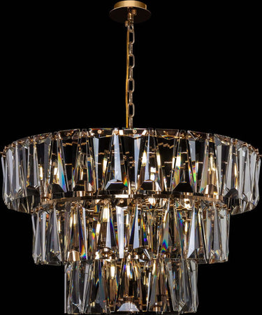 Lampadario-Contemporaneo-Puntes-Metallo-Oro-18-Luci