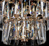 Lampadario-Contemporaneo-Puntes-Metallo-Oro-18-Luci